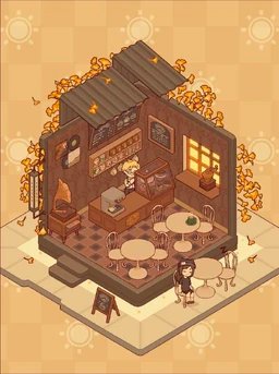 Cozy Cafe interior