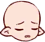 Crying Bun Head head item