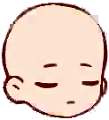 Indifferent Face head item