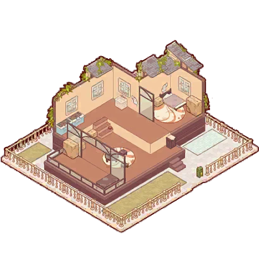 Split-level Apartment layout at Pillow Realty