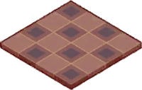 Coffee Square Tile Floor
